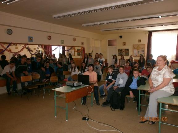 Értékelő óra 2013. június 05. Az értékelő óránk 2013. június 5-én, szerdán a 20-as teremben volt megtartva.