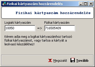 EntryProx Beléptető Rendszer 12. ábra Csoportos kártyafelvitel Jelölje ki az Intervallum rádiógombot, ami aktiválja a mellette lévő adatmezőket.