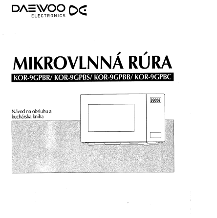 Mikrohullámú sütő Használati útmutató - PDF Ingyenes letöltés