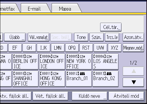 4. Fax Küldés megadott időpontban (küldés később) Ezzel a funkcióval a készüléket arra utasíthatja, hogy a faxdokumentum továbbítását egy későbbi, Ön által meghatározott időpontra halassza.