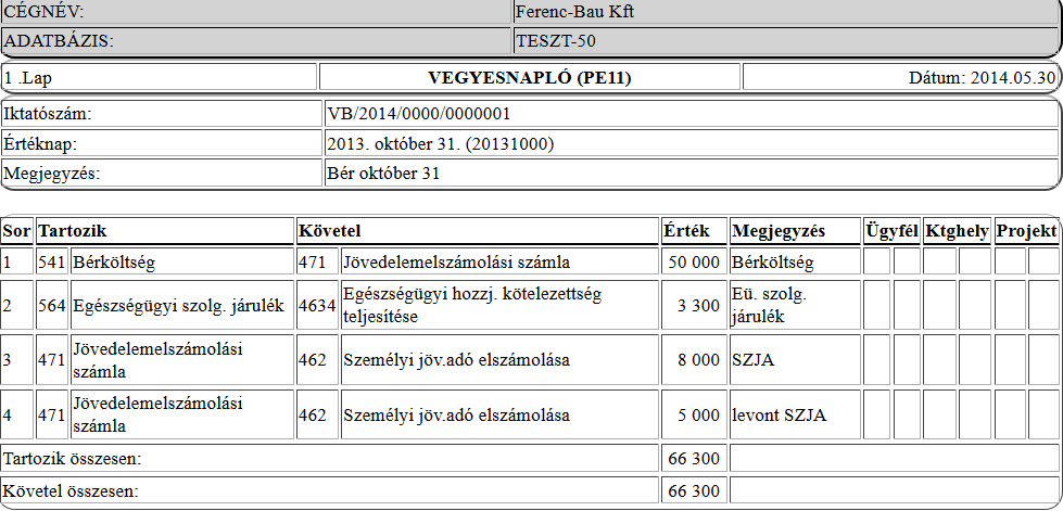 3. NAPLÓ Tételei: Zárjuk le a naplókat!