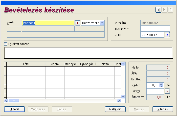 50 Számlázás és készletnyilvántartás 2 (hálózatos) nyomtató, vagy a Windows alapértelmezett nyomtatója lesz a kijelölt nyomtató (tudnivalók a Hiba! A hivatkozási forrás nem található.