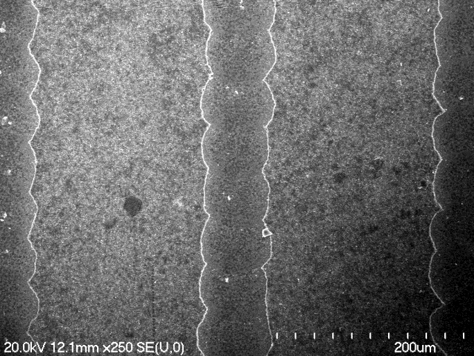 Napelem modulok megmintázása 400nm ZnO:Al 50nm CdS 3.