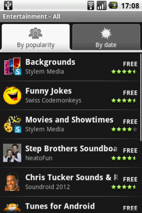 Android Market App 2008.10.