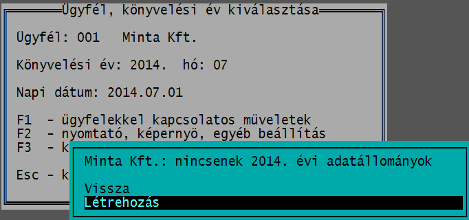 S z á m l á z á s v e v ő - s z á l l í t ó n y i l v á n t a r t á s ( U J V S Z ) 10 Számítás Az S billentyűvel hívható elő a funkció.