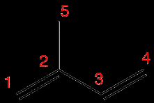 Terpenoidok néhány váztípusa Fej (head) Láb