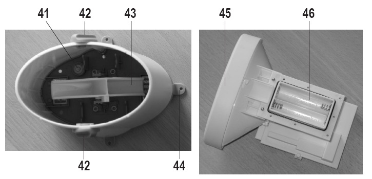 5 "CHANNEL" gomb 6 "SLEEP" gomb 7 "+" gomb 8 "SNOOZE / LIGHT" gomb, a szunnyadás-funkció aktiválására, ill.