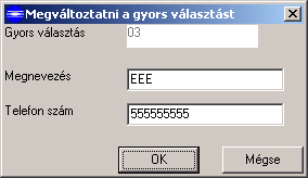 4 [Elküldeni] gomb Feltölti az adatokat a készülékben lévő telefonkönyvbe. Amikor a feltöltés befejeződött, akkor az Az aktualizálás sikeres volt felirat jelenik meg.