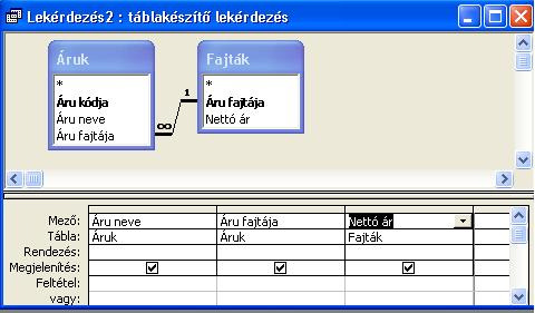 Azonban nem végezhetünk itt sem olyan mőveletet amely megsérti a mezıkre vonatkozó integritási szabályokat.