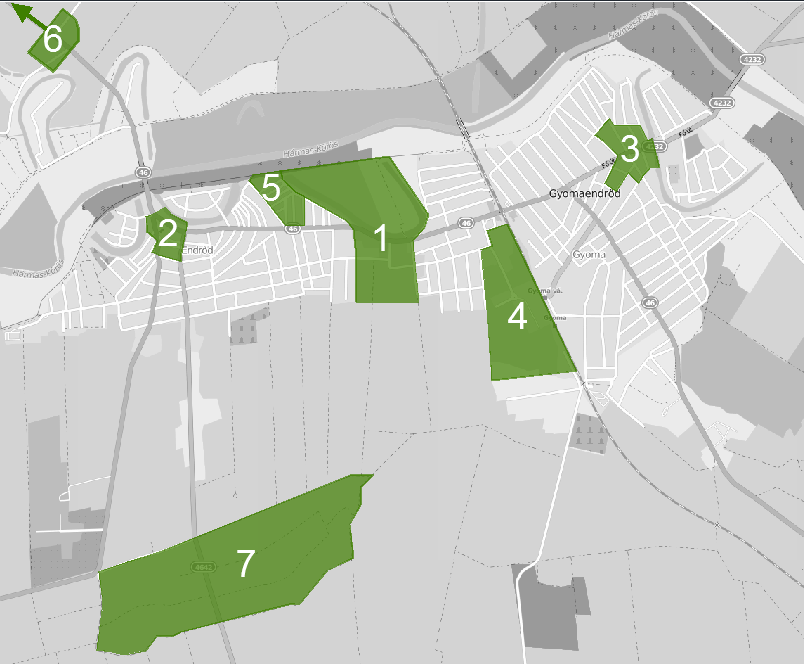 STRATÉGIA 54 Akcióterületi lehatárolások 4.