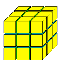 AZ ARANY MINDIG ARANY? Cutting down a cube of gold If you have a cube of pure gold and cut it, what color would the pieces be?