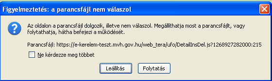 Nyomtatás: A kérelmet a kitöltés során bármely időpillanatban lehet nyomtatni.