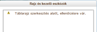 A szerkeszthetőség megszüntetéséhez a berajzolt táblán kívül az egér bal gombjával egyet klikkeljünk.