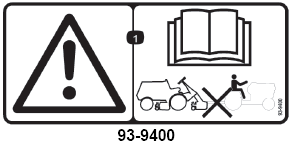 1. 7 késes henger 2. Vágásmagasság 3. Henger nyírási sebesség 4. Henger haladási sebesség 1. Figyelem alkatrészek nyomás alatt 1. Olvassuk el a kezelési utasítást 1. Motorhűtés 2.