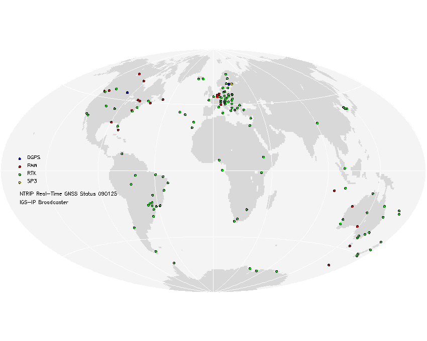 EUREF-IP, IGS-RT NtripCasterek www.euref-ip.