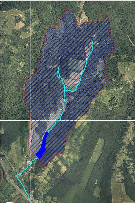 Völgyzárógát hossza: 150 m Völgyzárógát térfogata: 34 500m 3 Max.