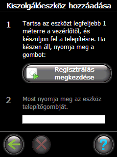 all / Link Test, reconnect the power supply. k Test, when the LED s are on. 2. Válassza Kiszolgálóeszköz hozzáadása. 3. Válassza Regisztrálás megkezdése. Danfoss Link HC Install / Link Test 4.