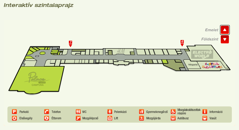 Szimpla mall koncepció CAMPONA fszt.