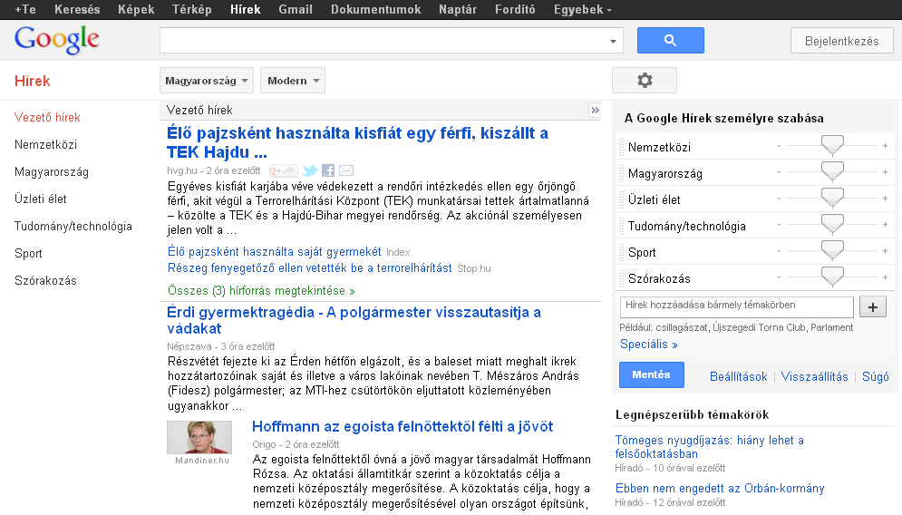 Hírek: Google Books: A Google Könyvkereső segítségével több, mint 7 millió könyv adataihoz lehet hozzáférni. Könyvei két forrásból származnak.