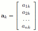 M1.11. 1.Példa - oszlopmátrix. M1.12. Sormátrix, sorvektor. Egyetlen sorból álló mátrixot sormátrixnak (vektoros felfogásban: sorvektornak) nevezzük. Jelölése félkövér latin kisbetukkel: M1.12. 1.Példa - sormátrix.