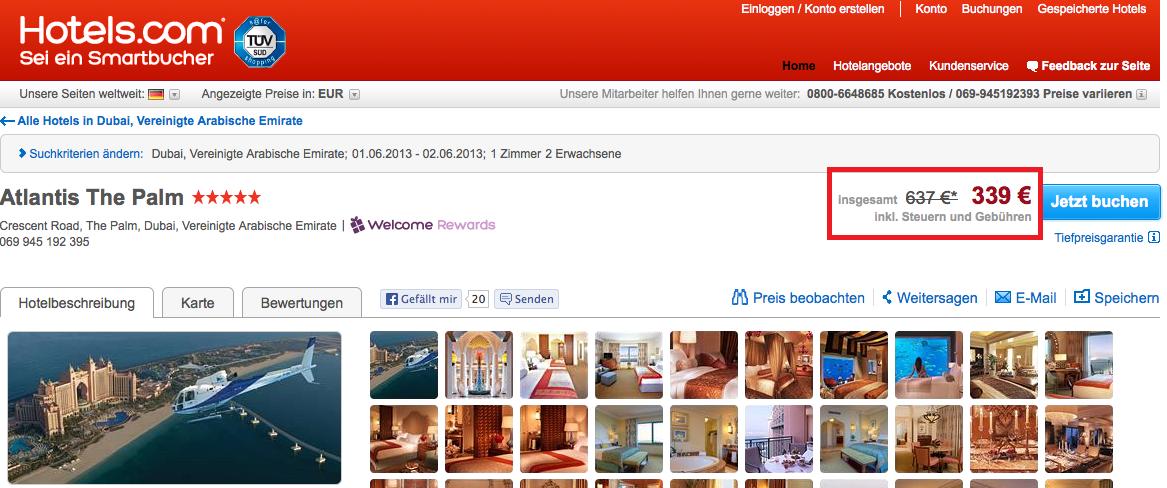 Hotel Cashback 14%-ig (Megjegyzés: ez összesen akár 20% 60%-os árcsökkenést is