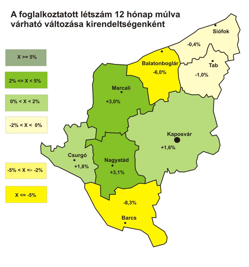 Munkaügyi Központ A negyedéves munkaerő-gazdálkodási felmérés eredményei Somogy megyében 7400 Kaposvár, Fő u. 37-39.