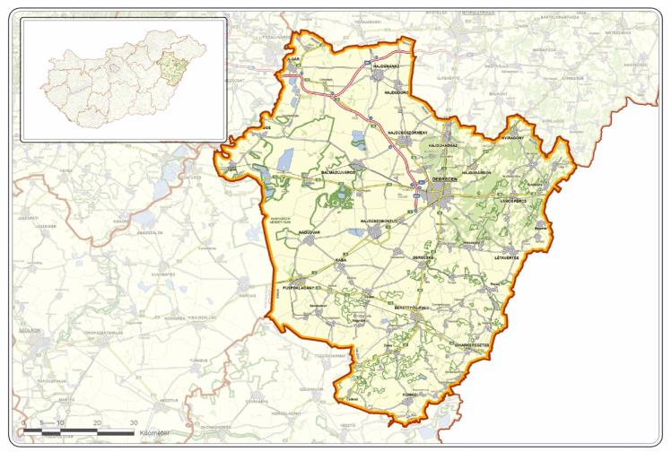 HELYZETFELTÁRÓ - HELYZETELEMZŐ - HELYZETÉRTÉKELŐ MUNKARÉSZEK 15 1 Helyzetfeltáró munkarész 1.1 Településhálózati összefüggések és térségi kapcsolatok, a város helye a településhálózatban 1.1.1 A település térségi szerepe Balmazújváros az Észak-alföldi régióban, azon belül a Hajdú-Bihar megyében található.