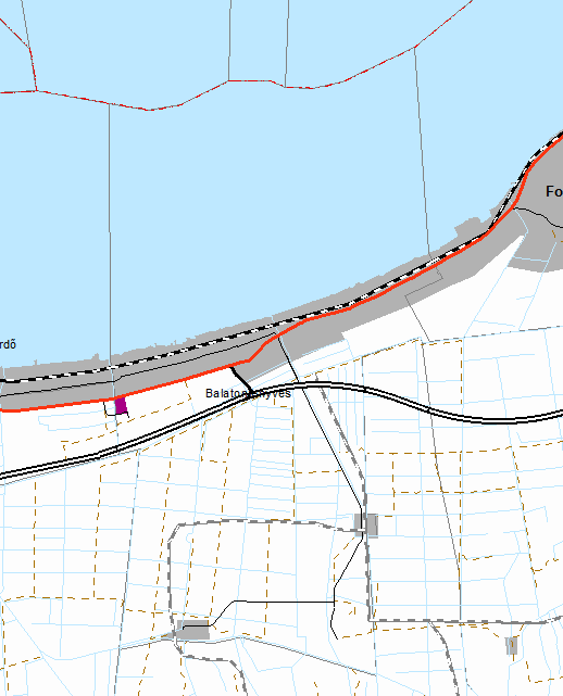 13. Turisztikai fejlesztési terület (Ü-1) övezete területe: 6,03 ha A Balaton törvény szigorú előírásainak betartása mellett lehet ebben az övezetben telket beépíteni.