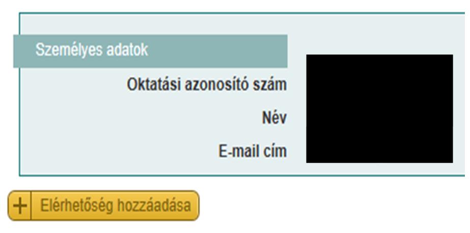 Szakmai önéletrajz Személyes adatok Kék, tehát a KIR-ből van,