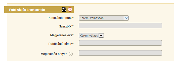Szakmai önéletrajz Publikációk Akár egy helyi, vagy iskolai lapban, vagy évkönyvben megjelent