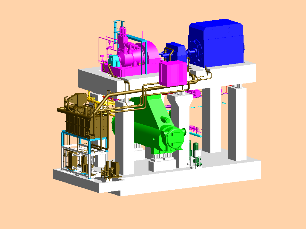 Villamosenergia előállítás Gőzturbina