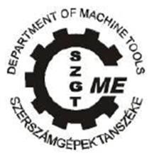 MISKOLCI EGYETEM GÉPÉSZMÉRNÖKI ÉS INFORMATIKAI KAR SZERSZÁMGÉPEK TANSZÉK 3515 Miskolc-Egyetemváros DIPLOMATERV Forgácsoló szerszám tervezése golyósanya gyártáshoz Mihályi Gergő MSC szintű,