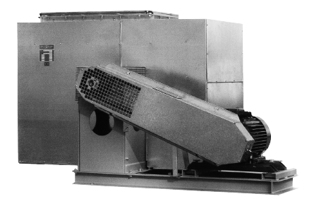 Radiális ékszíjas ventilátor - Nagy légszállítás - Nagy nyomások -