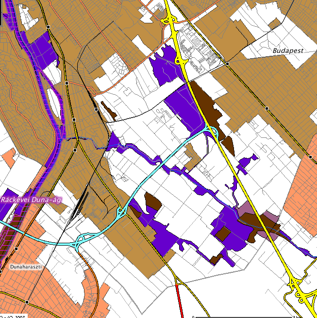 A Soroksári Duna part menti zónája része a Natura 2000 védettségi kategóriába tartozó természeti területeknek a 275/2004.(X.8.) Korm.