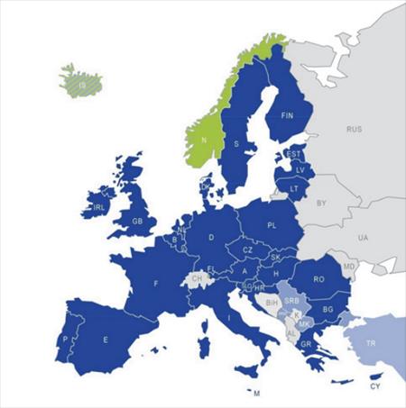 EGT államok EU Lichtenstein