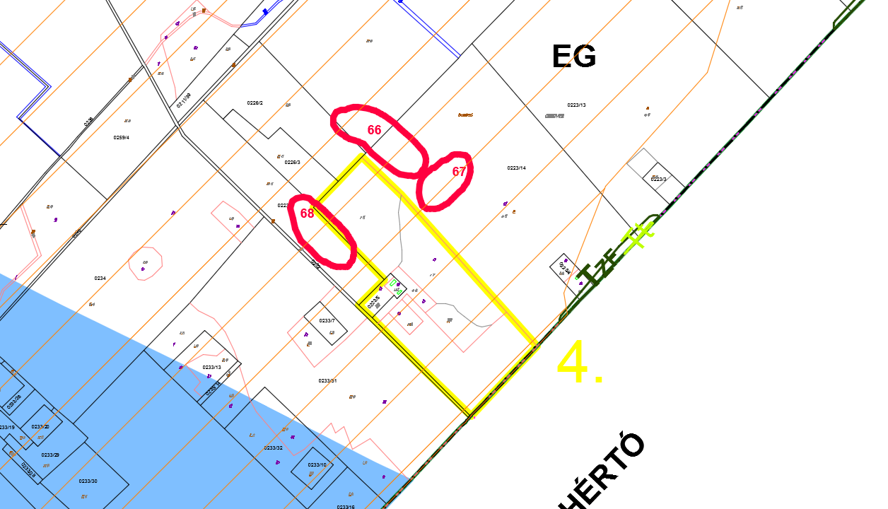 4. A 0223/5,14(a,b,c alrészlet) hrsz.