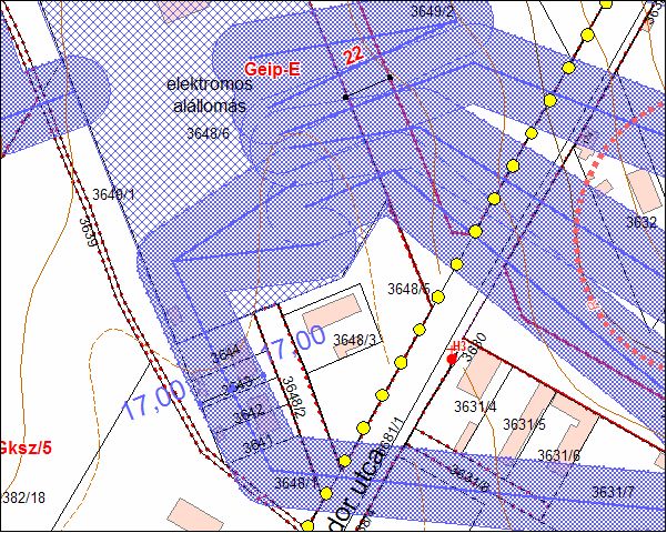 17/M2 A Guba Sándor út melletti 3648/5 hrsz ingatlan Geip E ép. övezetből Gksz ép.