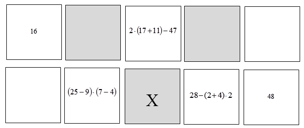 MEGOLDÁSOK Pontszerző Matematikaverseny 2015/2016-os tanév 1. forduló 1. feladat: Jancsi és Juliska Matematikai Memory-t játszik.