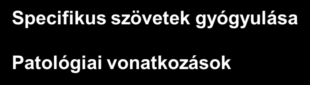 Sebgyógyulás: Cél az eredeti struktúra és funkciók