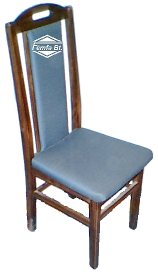4225. Favázas szék, magas támlás, kárpitozott (igény szerint készül kárpit nélküli, tömör fa üléslappal és háttámla-betéttel) Irányár*: 15.