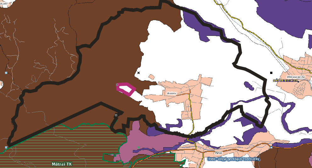 BODONY 1.10.1. Tájhasználat, tájszerkezet.
