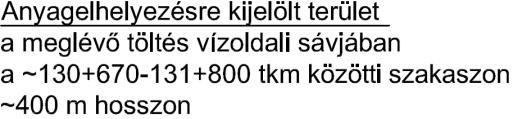 Visszabontási magasság: 87,60 mbf (650) Elszállítandó földanyag: ~3000 m
