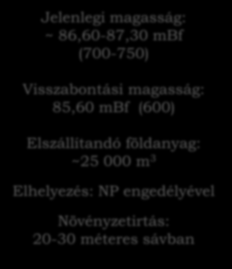 Tisza hullámtér projekt Hullámtéri rekonstrukciós beavatkozások: "Pityóka" depónia
