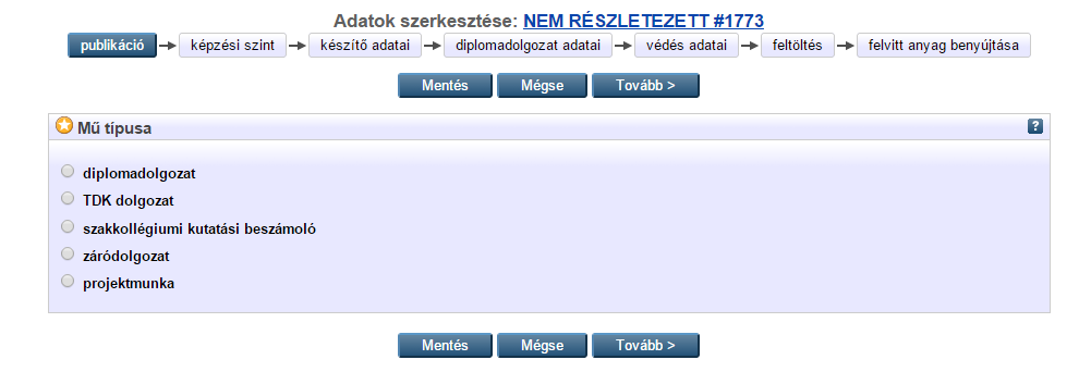 hu/pszk/szervezeti-egysegeink A Szak és a Képzés azonosító pontos adatát a lentebb található táblázatban keresheti meg képzési szintenként. A Szakirány a szakirányú továbbképzési szakokon nincs!