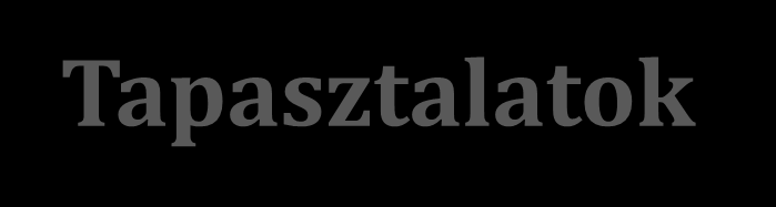 Tapasztalatok Pozitív Rengeteg lehetőség a folyamatos beruházások miatt Konkurencia minősége A munka közelébe kerülés rajtunk múlik Díjazzák, ha pontos, precíz vagy, ha szép a munkád Jobb árakon