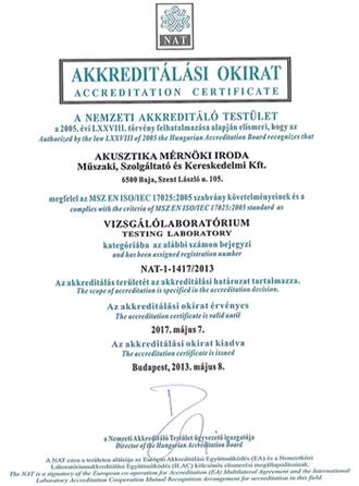 Akkreditáció Akkreditált szervezet
