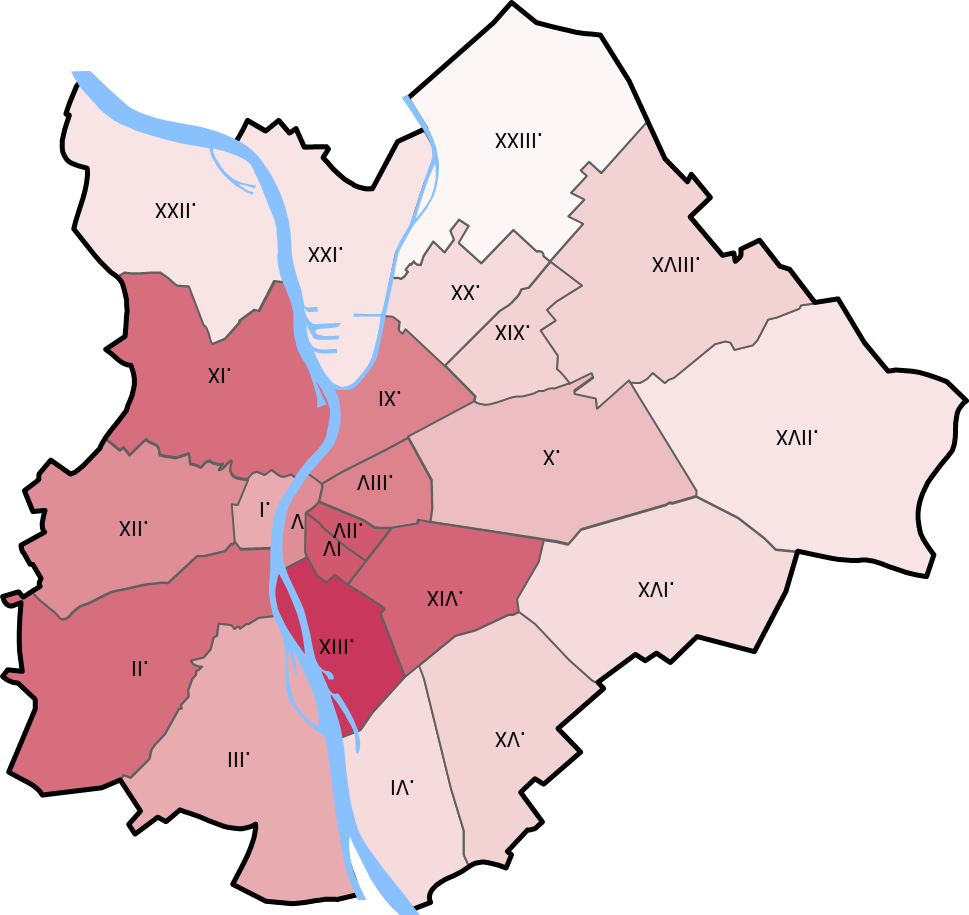 2016. JANUÁR DUNA HOUSE BAROMÉTER ÉRDEKLŐDÉS A KERÜLETEK IRÁNT KERÜLET 2016. JAN. 2016. FEBR. Budapest 01. ker. 9, 8,0% Budapest 02. ker. 14, 13, Budapest 03. ker. 11,8% 10, Budapest 04. ker. 7, 7, Budapest 05.