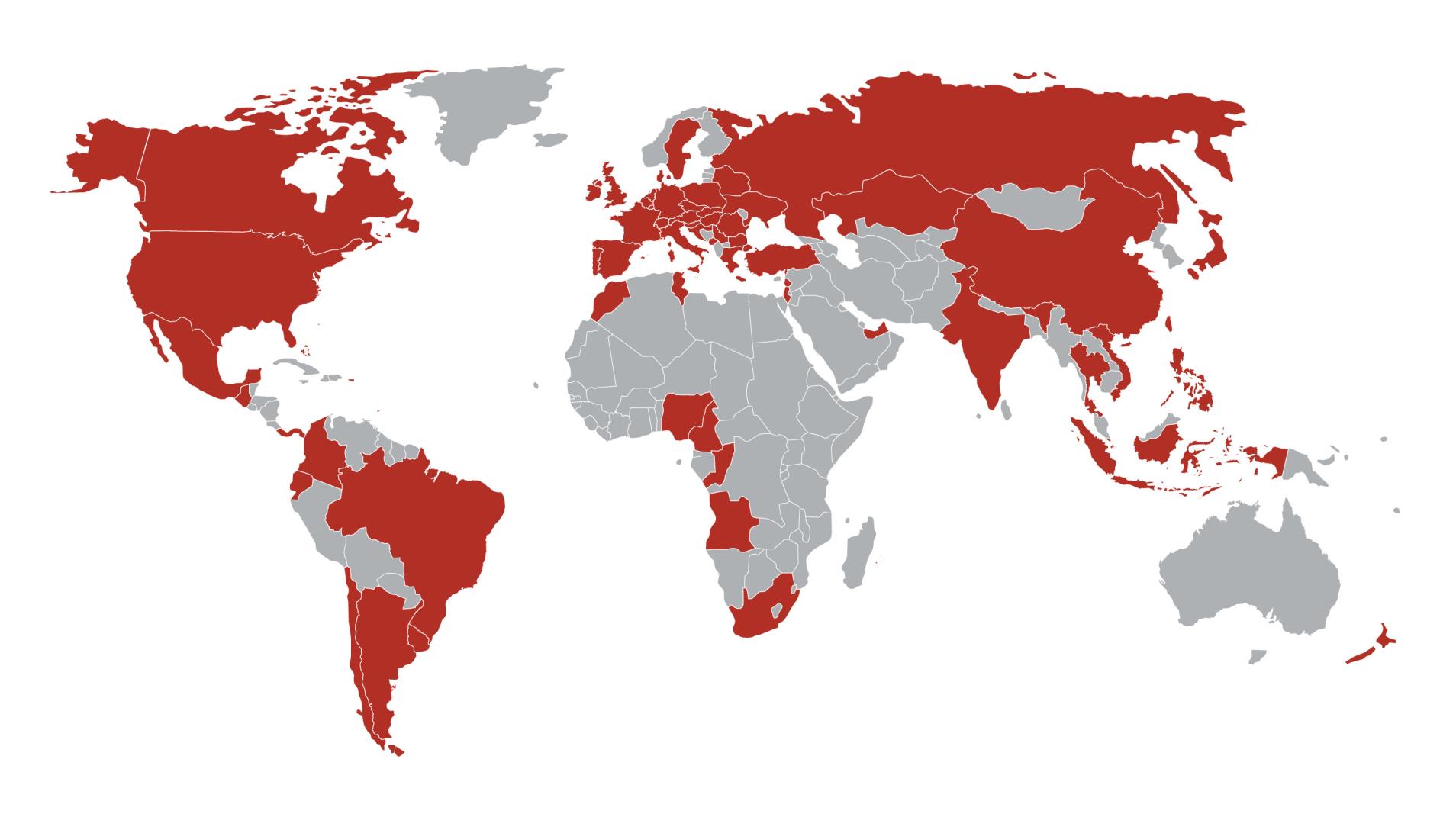 A Generali Csoport világszerte A több mint 180 éves Generali ma már a világ 5 kontinens 60 országában van jelen: Több mint 65 millió ügyfél