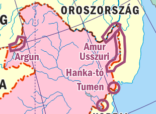 Oroszország (Argun folyó) 1996-ban zárták le a