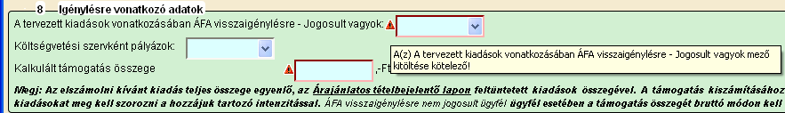 Alapvető műveletek a felületen A felületen az egyes gombok és jelölések funkciója: Menü visszalépés a főmenübe Hibák felülre - Az alapértelmezettem az oldal alján megjelenő hibákat felül a gombsor